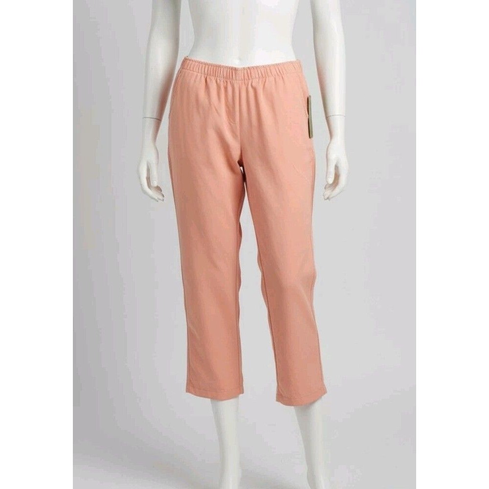 NWT Rebecca Malone Capri Pants M Medium Desert Flower Cropped Pull-On Elastic